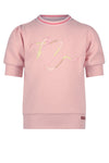 Meisjes Kaylan waffled top with N embroidery van NoNo in de kleur Rosy Sand in maat 134-140.