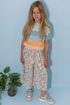 Meisjes Kes dropped sleeve s/sl knitted sweater van NoNo in de kleur Cream Mint in maat 134-140.