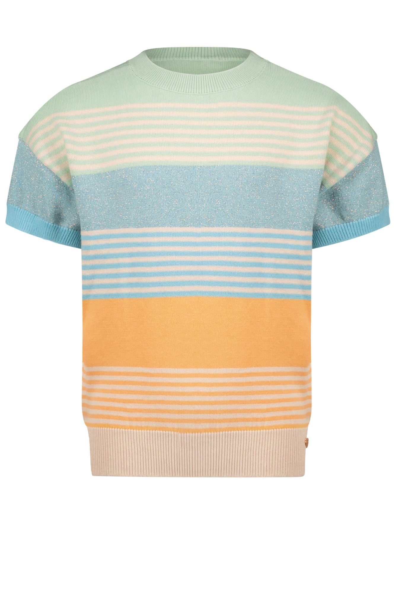 NoNo Kes dropped sleeve s/sl knitted sweater