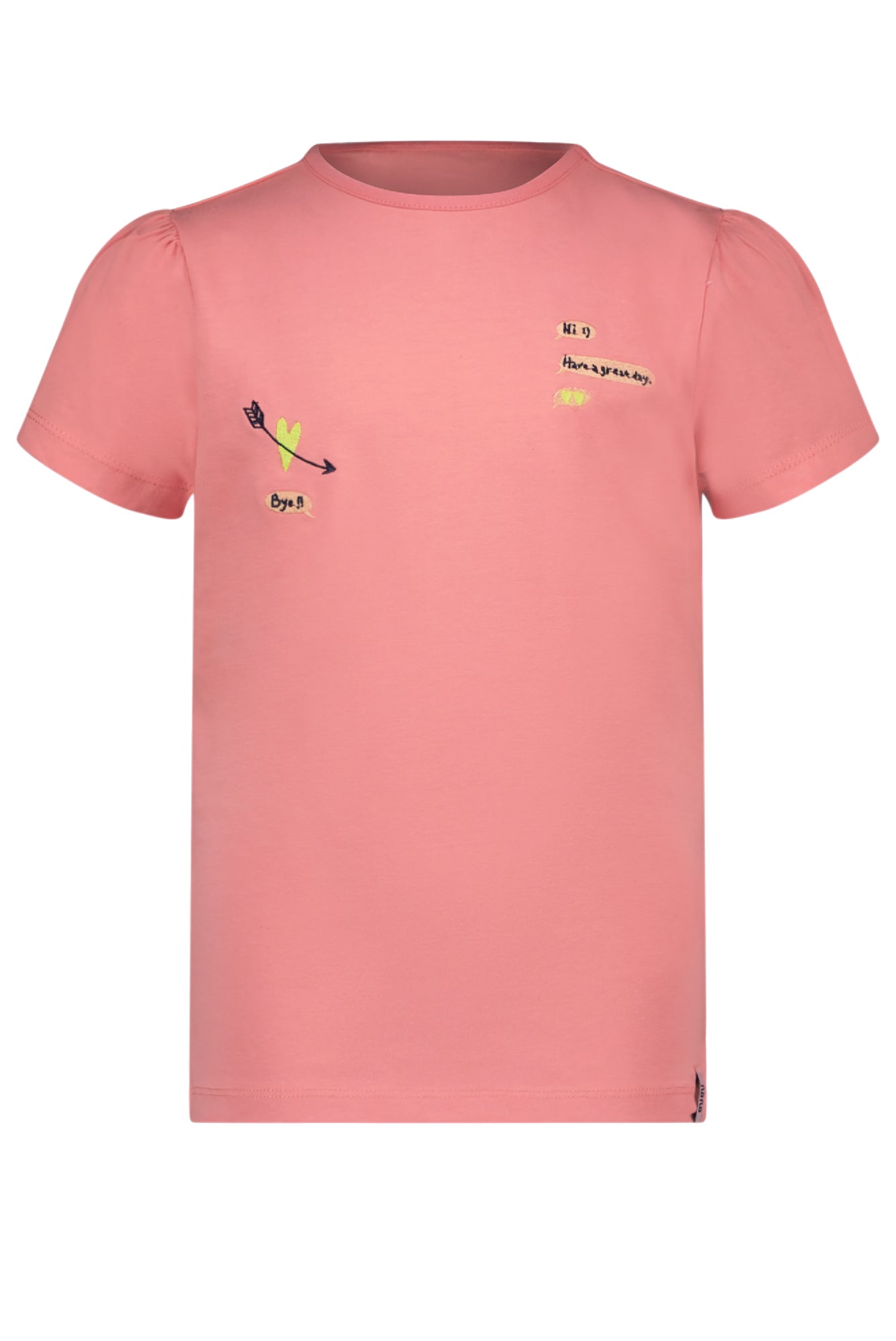 NoNo Kantal tshirt s/sl with text message