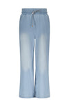 Meisjes SaylaB palazzo light weight denim pants van NoNo in de kleur Jeans in maat 134-140.