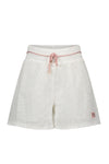Meisjes Shampy embroidered wide fitted short van NoNo in de kleur Pearled Ivory in maat 134-140.