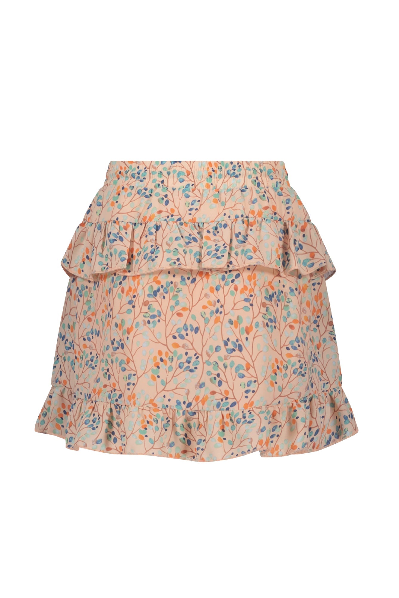 Meisjes Neva short skirt with pants lining van NoNo in de kleur Rosy Sand in maat 134-140.