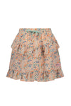 Meisjes Neva short skirt with pants lining van NoNo in de kleur Rosy Sand in maat 134-140.