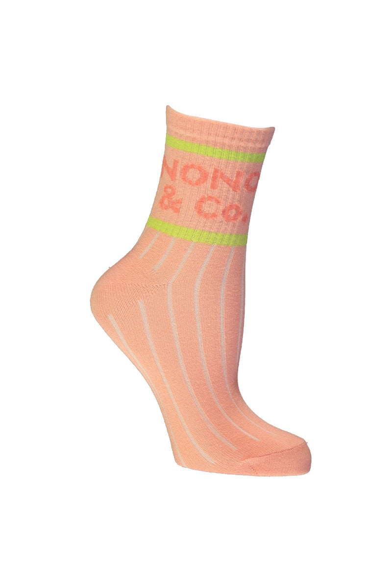 Meisjes Rosy sporty NONO & CO sock van NoNo in de kleur Light Peach in maat 122-140.