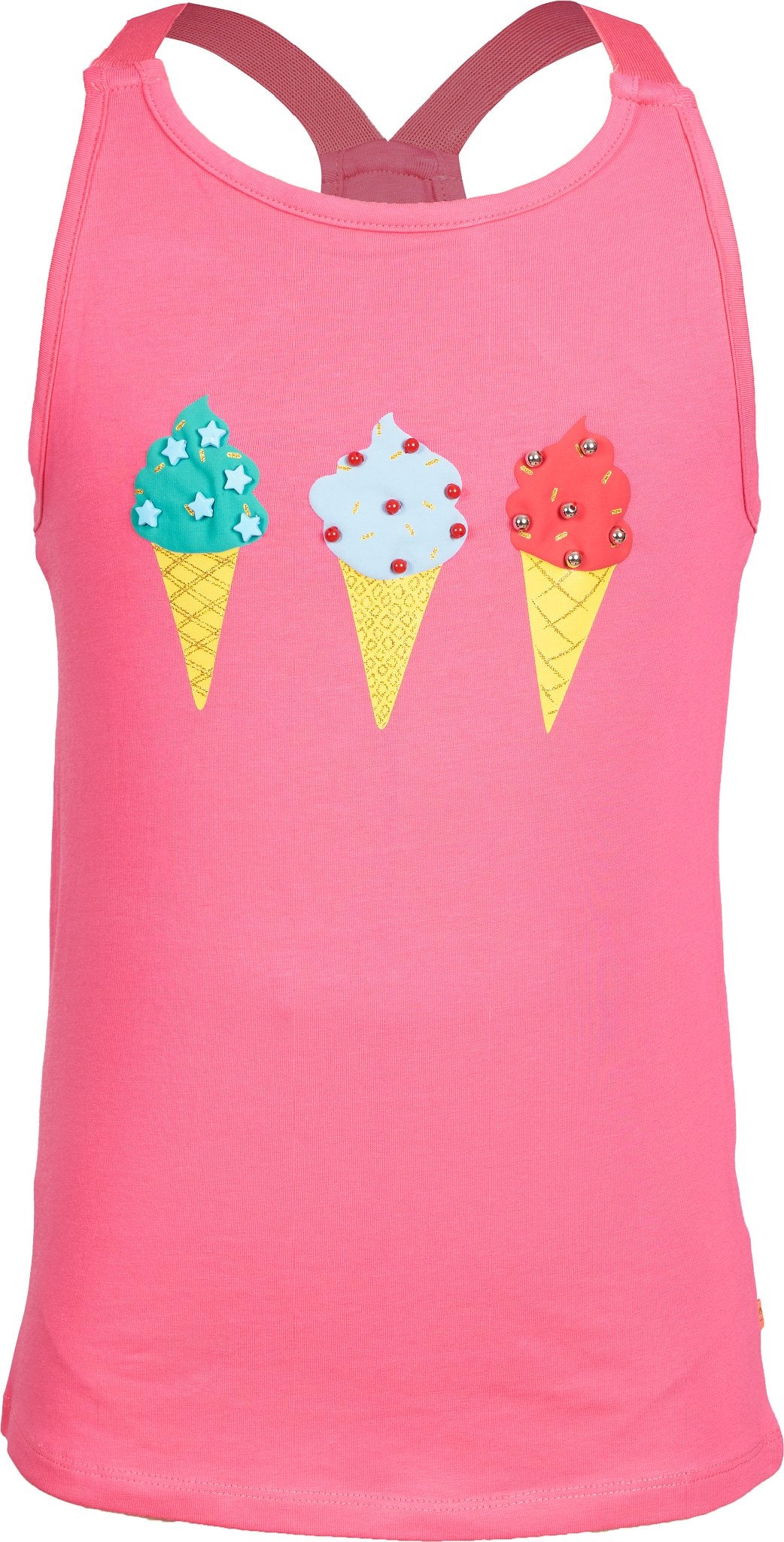 Meisjes Singlet icecream van Someone in de kleur Pink in maat 140.