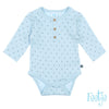 Baby, Blauw, 68, Feetje,  Romper, €10-€15
