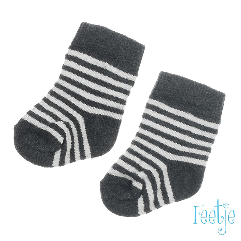 Baby, Antraciet melange, 62, Feetje,  Sok, €0-€10