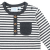 Baby, Antraciet melange, 68, Feetje,  Longsleeve, €10-€15