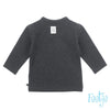 Baby, Antraciet melange, 68, Feetje,  Longsleeve, €10-€15