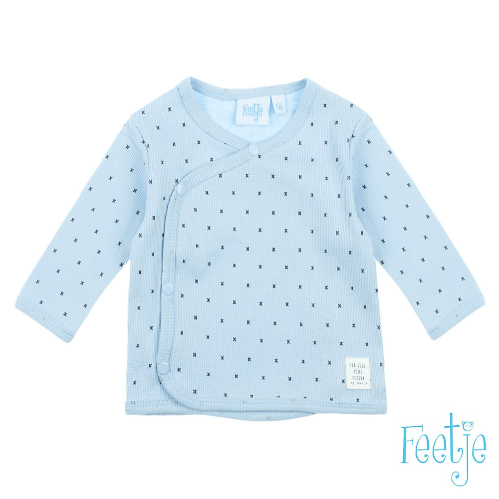 Omslagshirt - Mini Person blue