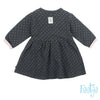 Baby, Antraciet melange, 68, Feetje,  Jurk, €15-€20