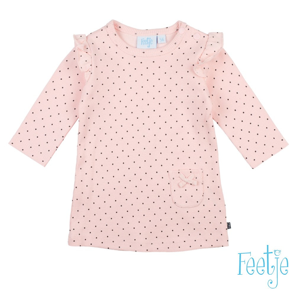 Jurk - Dots pink