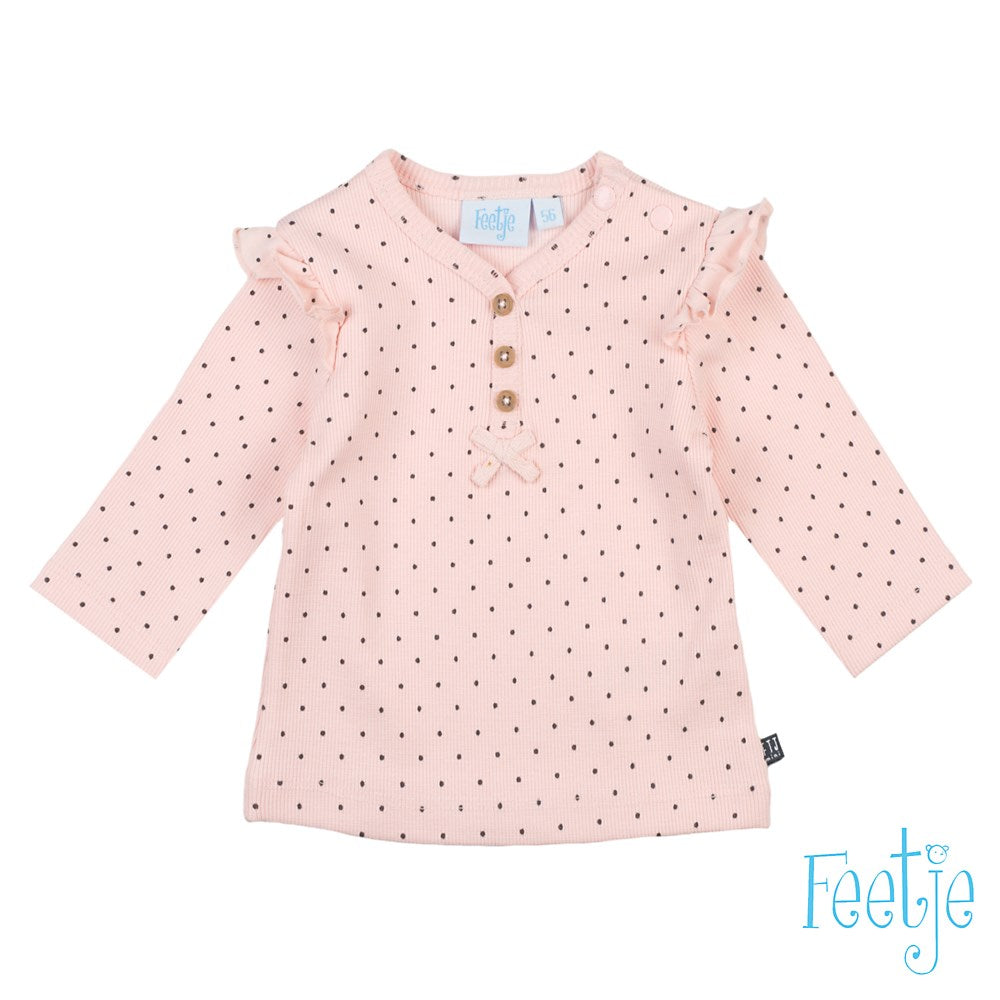 Longsleeve AOP - Dots pink