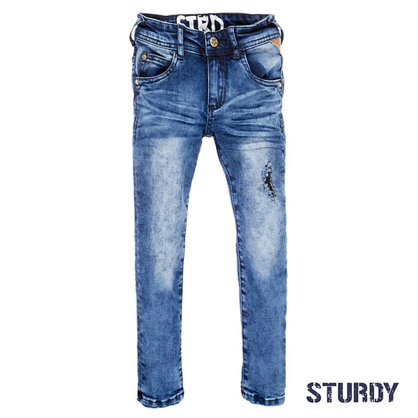 Sturdy Spijkerbroek destroyed denim power stretch