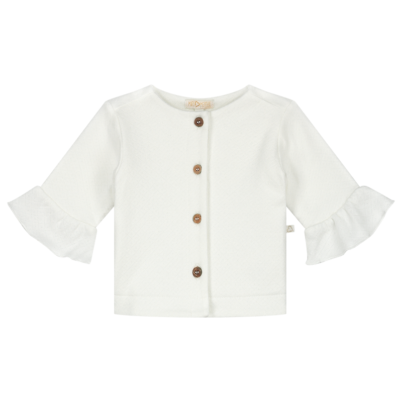 Mats&Merthe Noor vest OFF WHITE