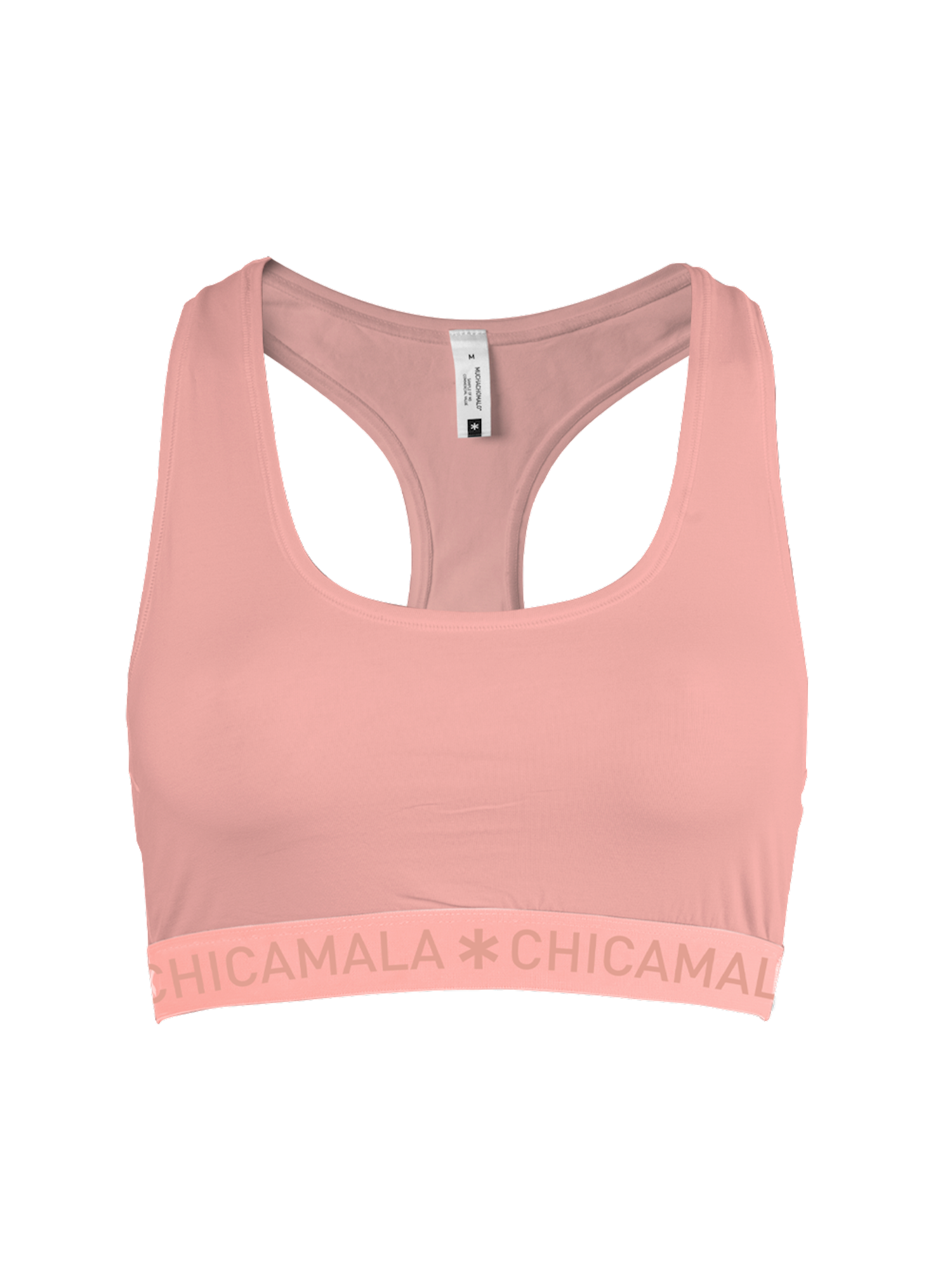 Muchachomalo Girls racer back solid Pastelc
