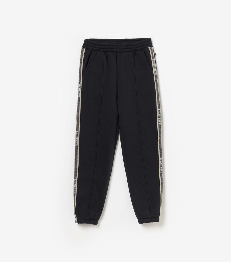Meisjes Pantalon van Le temps de Cerises in de kleur Zwart in maat 176.