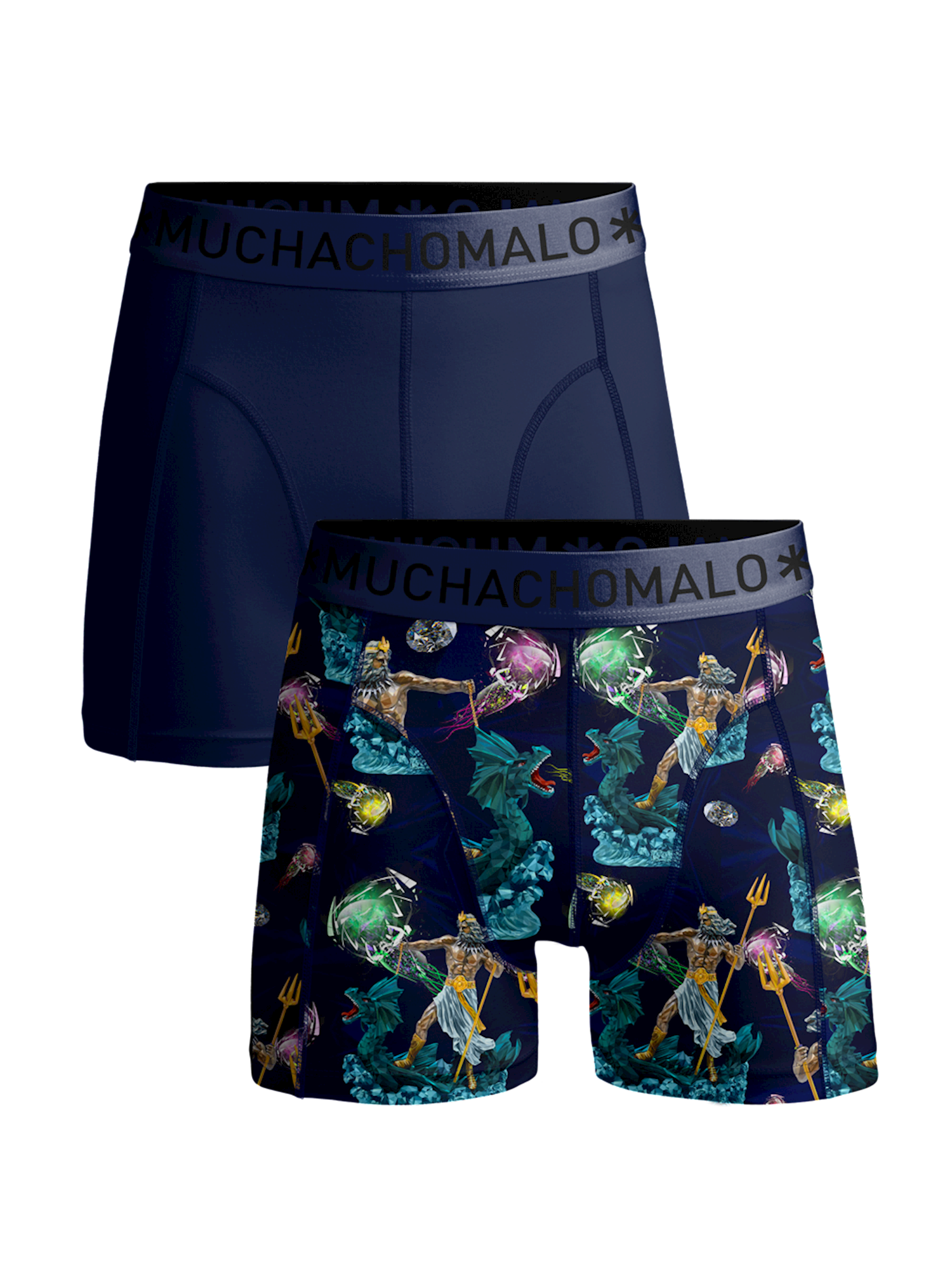 Muchachomalo Boys 2-pack shorts Biker Poseidon