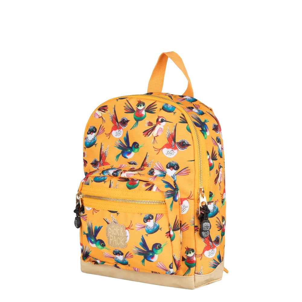 Pick &amp; Pack Backpack Girls - Birds S Citrus