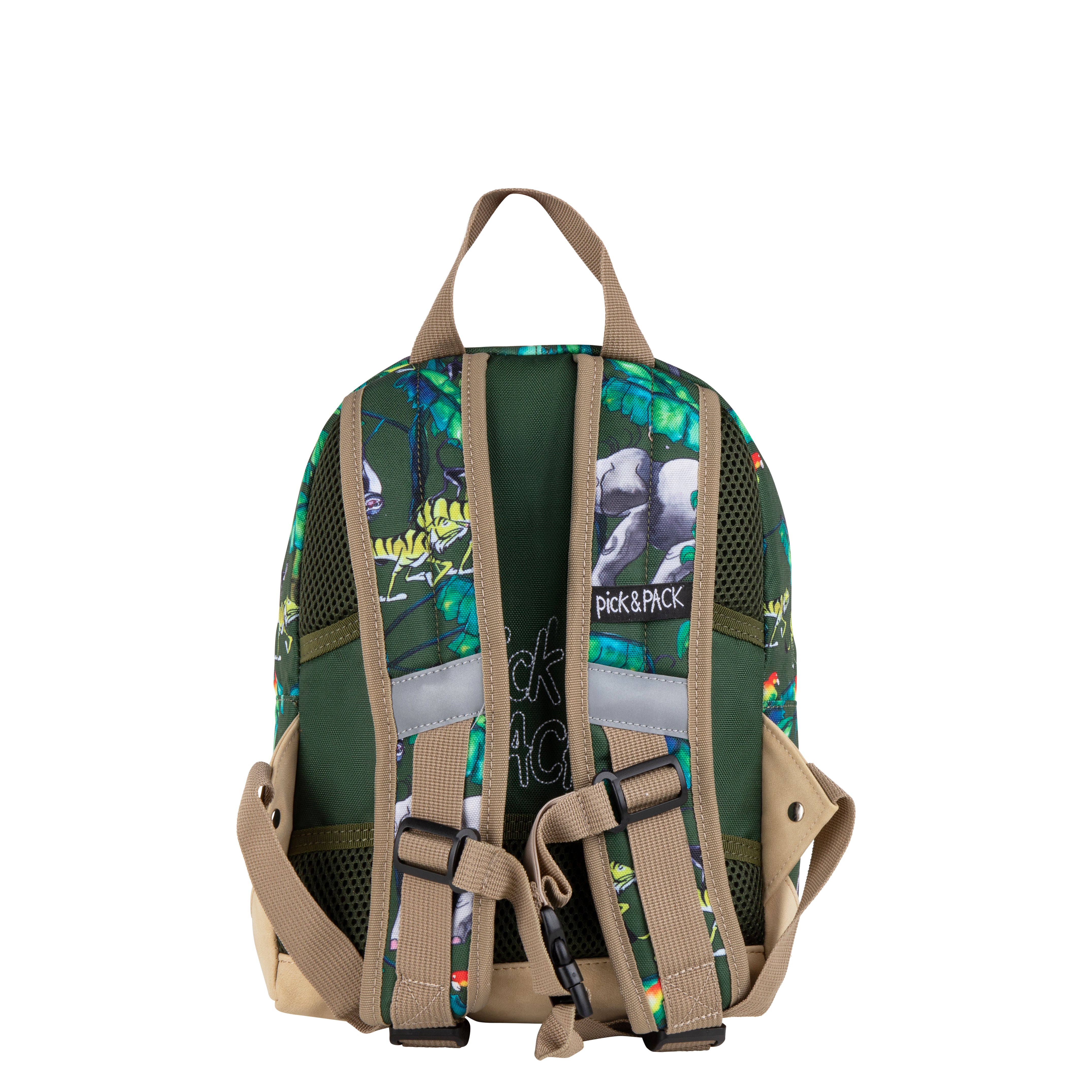 Pick &amp; Pack Backpack Boys - Cars S - Leaf Green