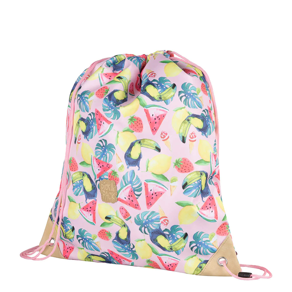 Pick & Pack Gymtas Girls - Tropical Fruit