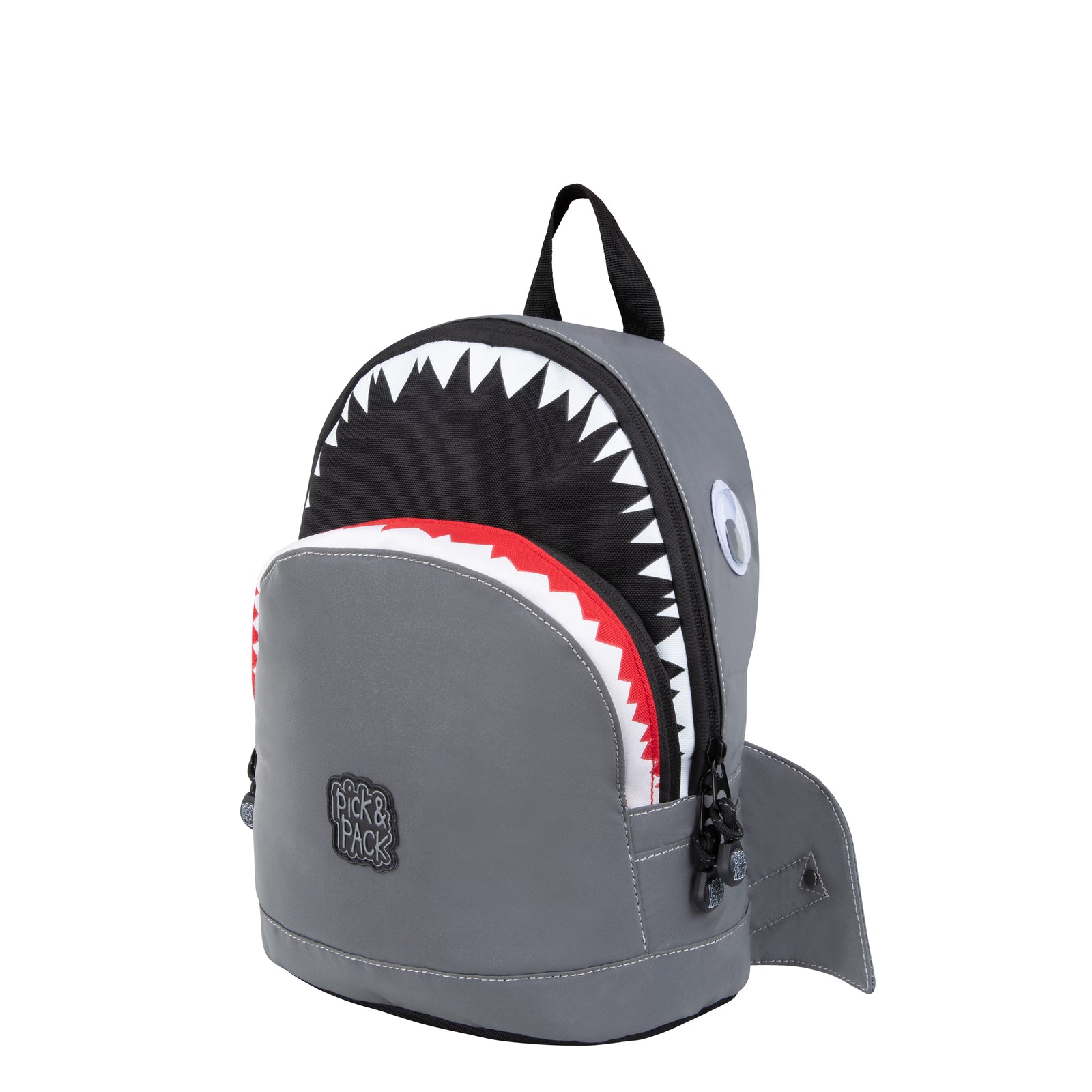 Pick & Pack Rugzak Boys - Shark Shape Reflecting S