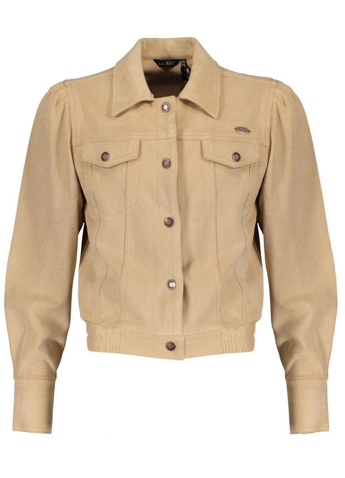 NoBell Bodhy twill button up indoorjacket with teddy collar