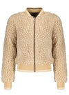 Meisjes Donkey reversible indoor jacket van NoBell in de kleur Beige in maat 170-176.