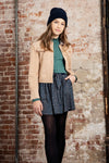 Meisjes Koba cable knit turtle neck l/sl top van NoBell in de kleur Dark Canton in maat 170-176.