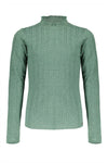 Meisjes Koba cable knit turtle neck l/sl top van NoBell in de kleur Dark Canton in maat 170-176.