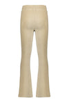 Meisjes Sady velvet rib flared legging van NoBell in de kleur Beige in maat 170-176.