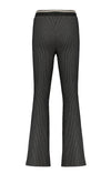 NoBell Sadia striped flared pants with rib waistband
