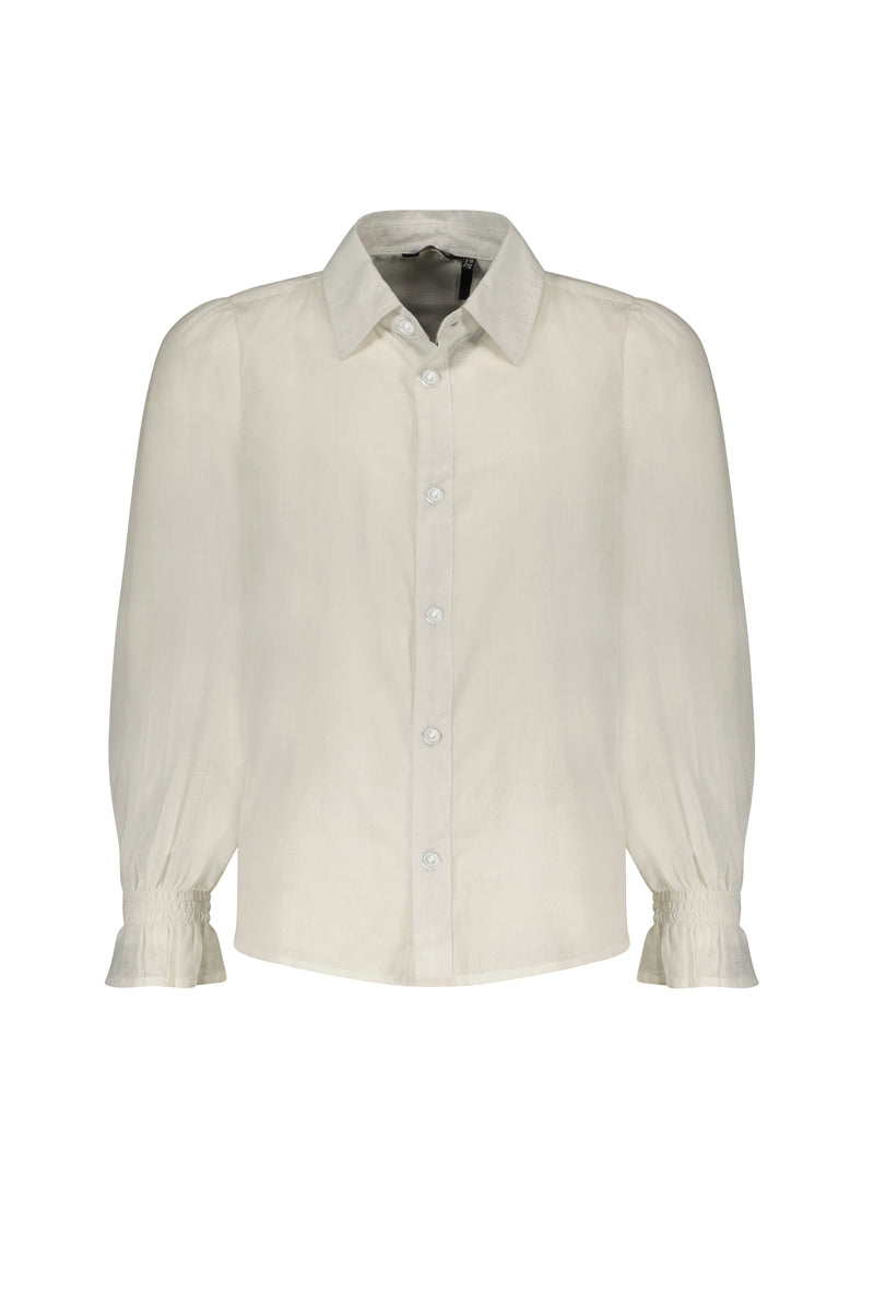 NoBell Tipi button up poplin blouse