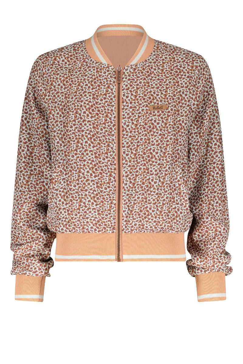 Meisjes Donkey reversible recycled polyester indoor jacket van NoBell in de kleur Spa Blue in maat 170-176.
