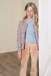 Meisjes Donkey reversible recycled polyester indoor jacket van NoBell in de kleur Spa Blue in maat 170-176.