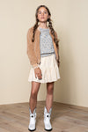 Meisjes Donkey reversible recycled polyester indoor jacket van NoBell in de kleur Spa Blue in maat 170-176.