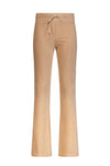 Meisjes SadyB Tiny Velvet flared pants van NoBell in de kleur Animal Brown in maat 170-176.