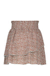Meisjes Nada short layered skirt with short lining van NoBell in de kleur Spa Blue in maat 170-176.