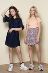 NoBell Nadia short skirt with pull up detail and short lining