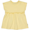 Meisjes Dress Sacha van Quapi Newborn in de kleur Yellow Cream in maat 68.