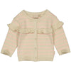 Meisjes Cardigan Sari van Quapi Newborn in de kleur Kit in maat 68.