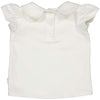Meisjes T-shirt with collar Sarra van Quapi Newborn in de kleur Off White in maat 68.