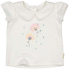 Meisjes T-shirt with collar Sarra van Quapi Newborn in de kleur Off White in maat 68.