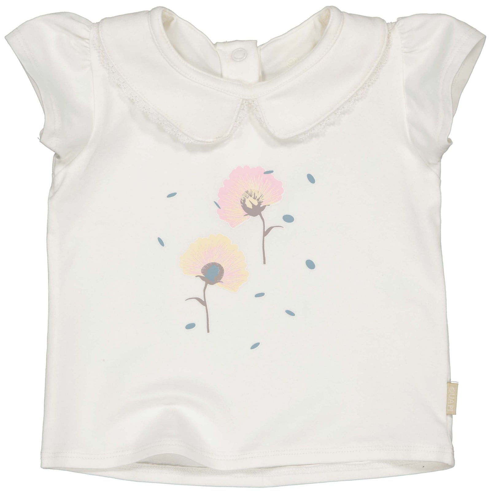 Quapi Newborn T-shirt with collar Sarra