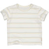 Jongens T-shirt stripe Sebas van Quapi Newborn in de kleur AOP Multi Stripe in maat 68.