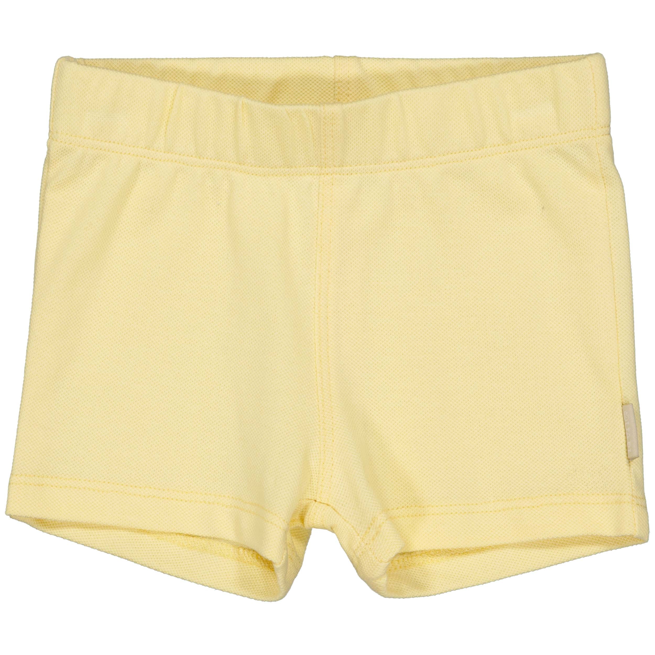 Jongens Shorts Sonny van Quapi Newborn in de kleur Yellow Cream in maat 68.