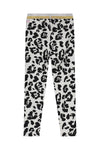 Meisjes Legging van Quapi in de kleur Dark Grey in maat 134/140.