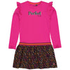 Meisjes Dress RAISAW221 van Quapi in de kleur Pink Magenta in maat 98-104.