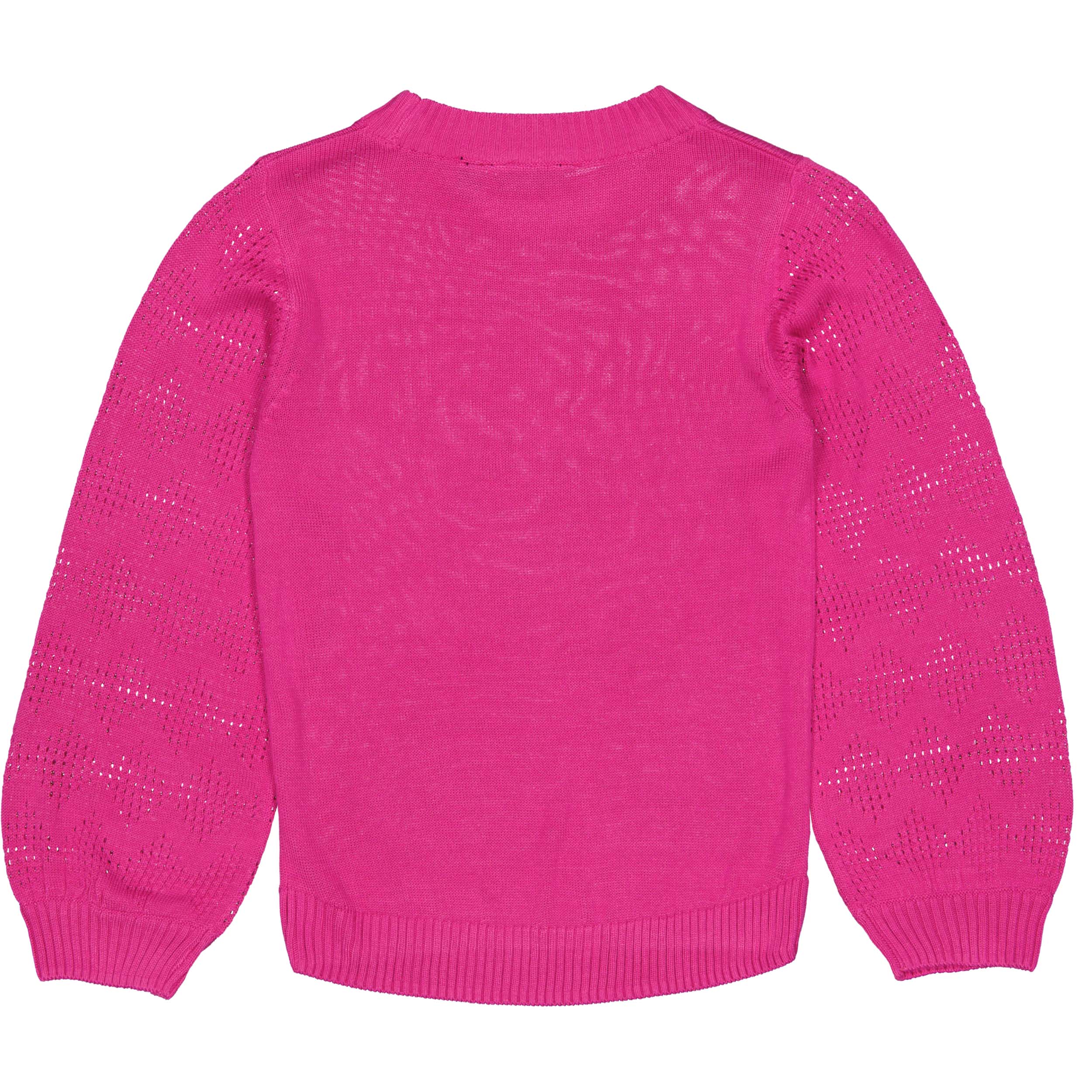 Meisjes Pullover RENATEW221 van Quapi in de kleur Pink Magenta in maat 98-104.